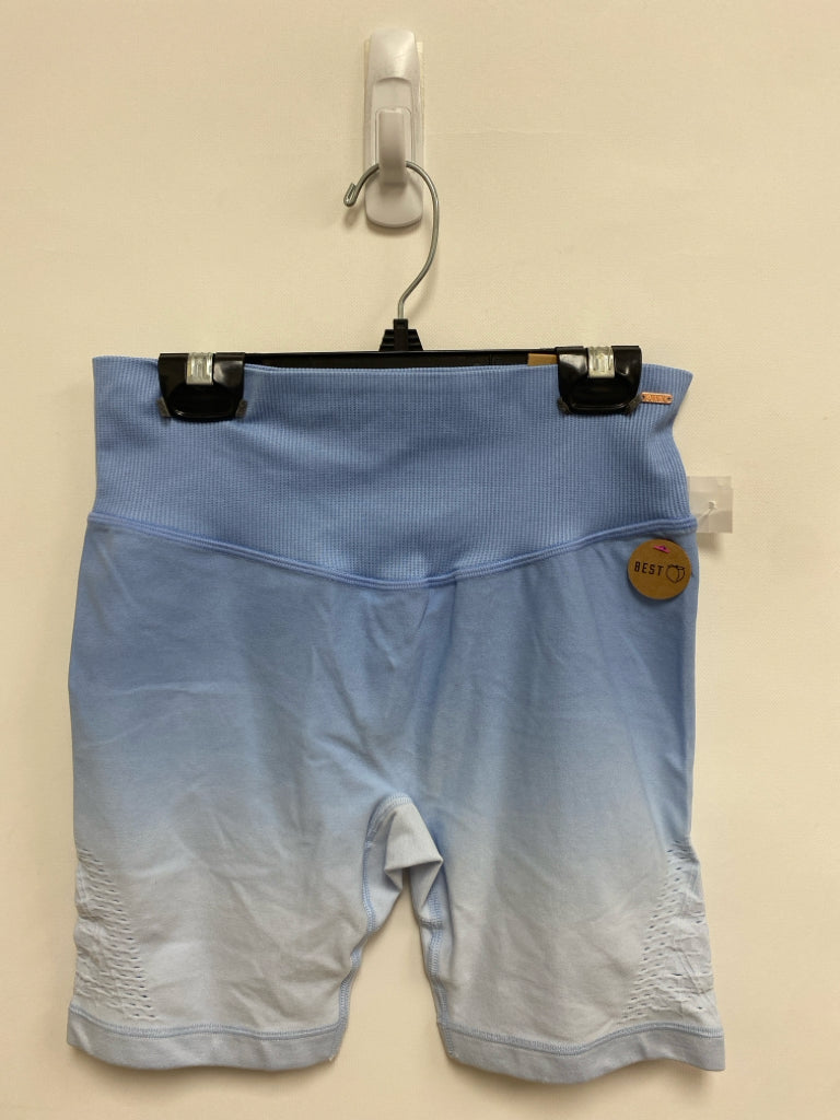 NWT Victoria Secret Size S Light Blue Blue Gradient Athletic Shorts