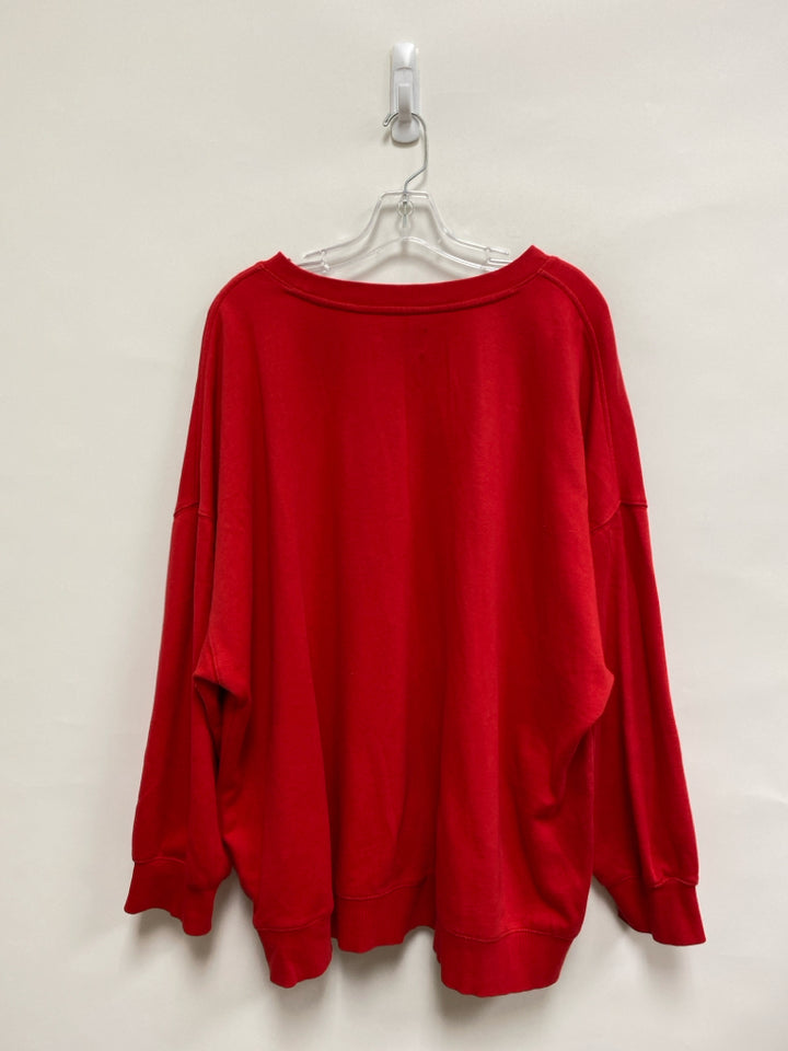 Old Navy Size XXL Red White/Black Mickey Mouse Plus Size Sweatshirt