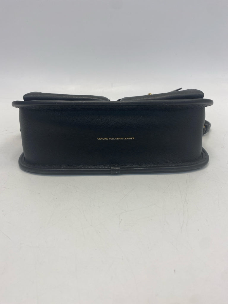 Coach Black Brass Twin Turnlock Waverly Bag w/3 Straps CDZ20