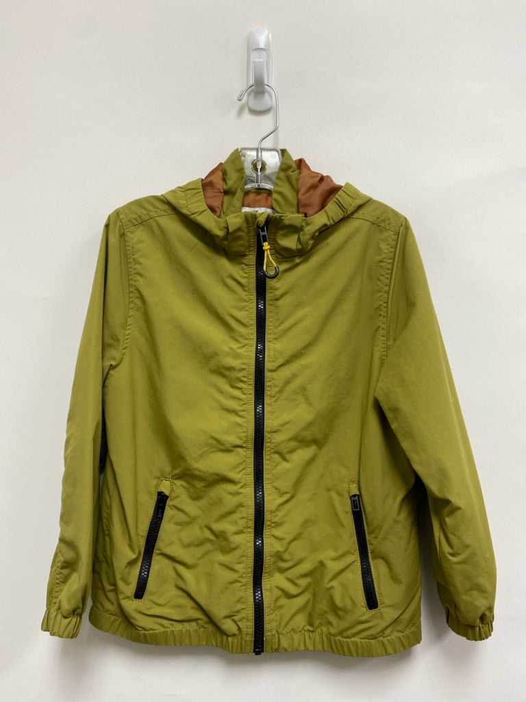 H&amp;M SIZE 6X/7 Olive Zip Down Hooded Girl&