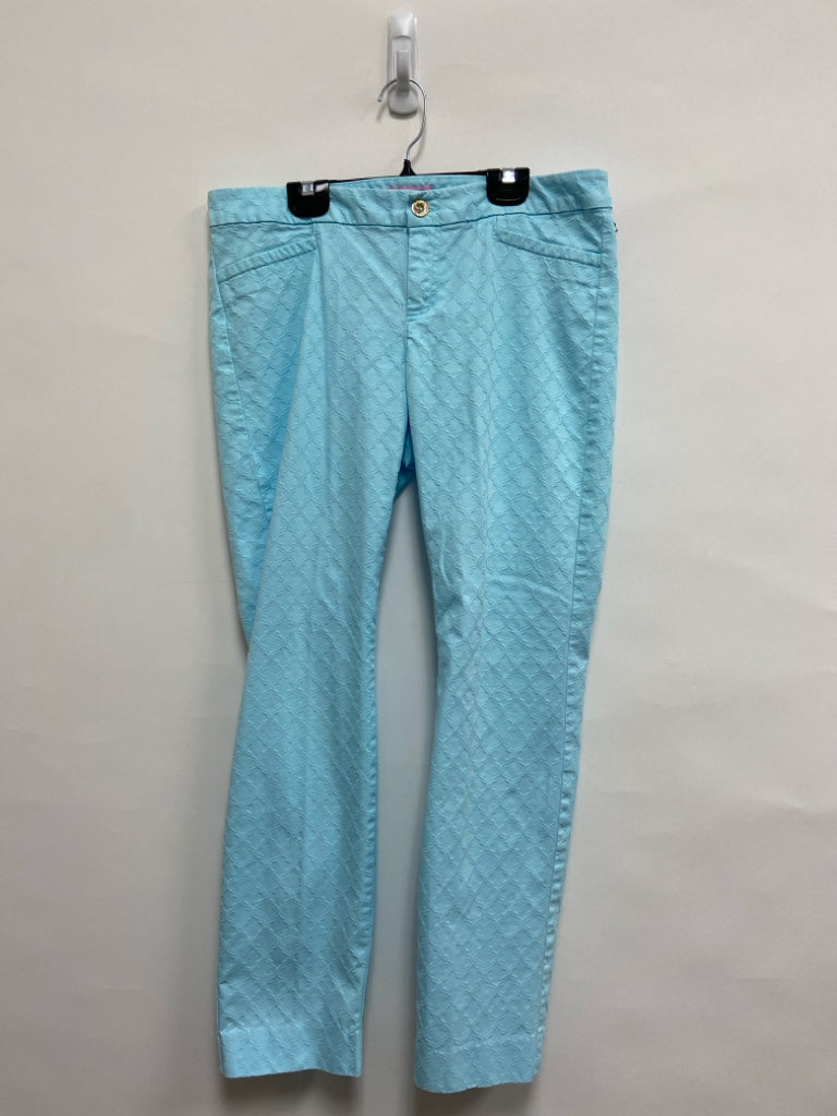 LILLY PULITZER Size 10 Light Blue Ladies Pants