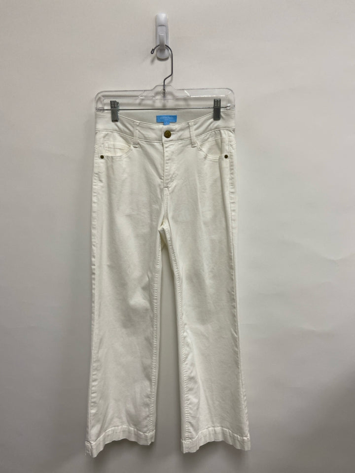 Draper James Size 4 White Ladies Jeans