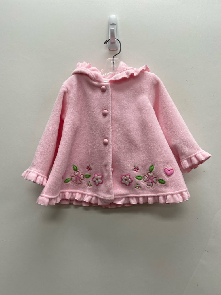 SIZE 24M Pink Flowers Fleece Girl&