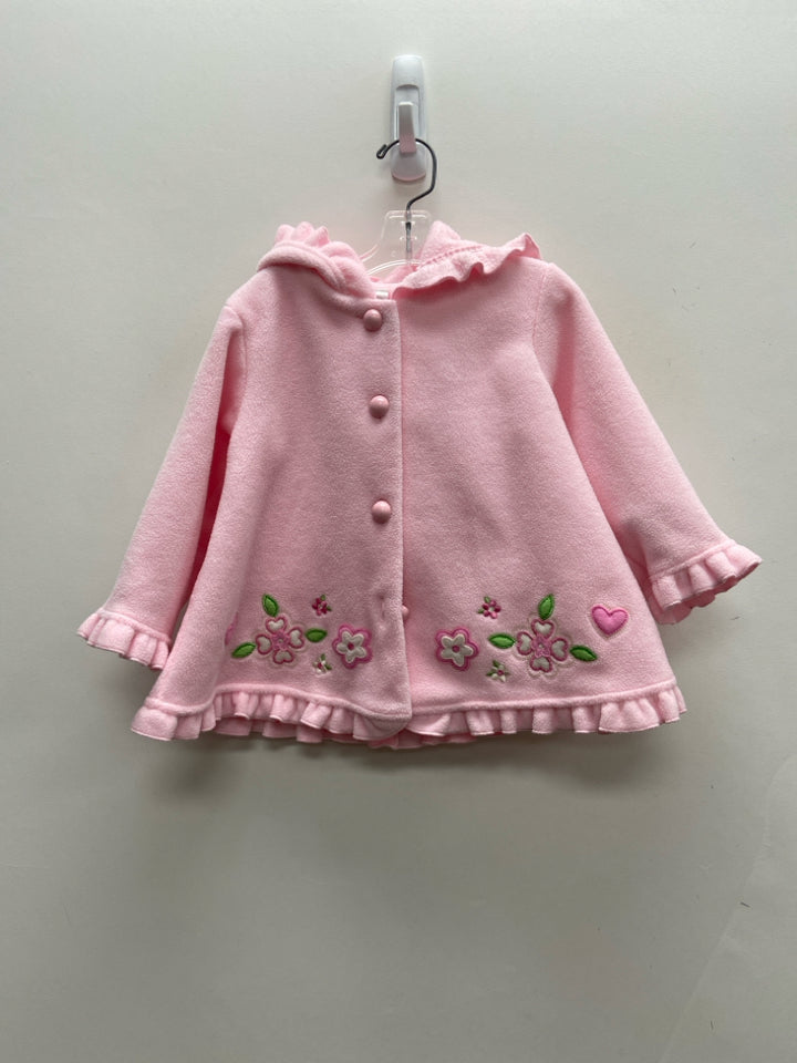 SIZE 24M Pink Flowers Fleece Girl&