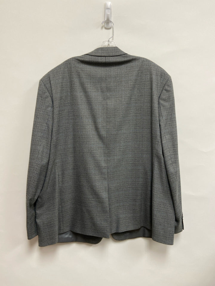 Lauren Ralph Lauren Size 54 Gray Black Plaid Men&
