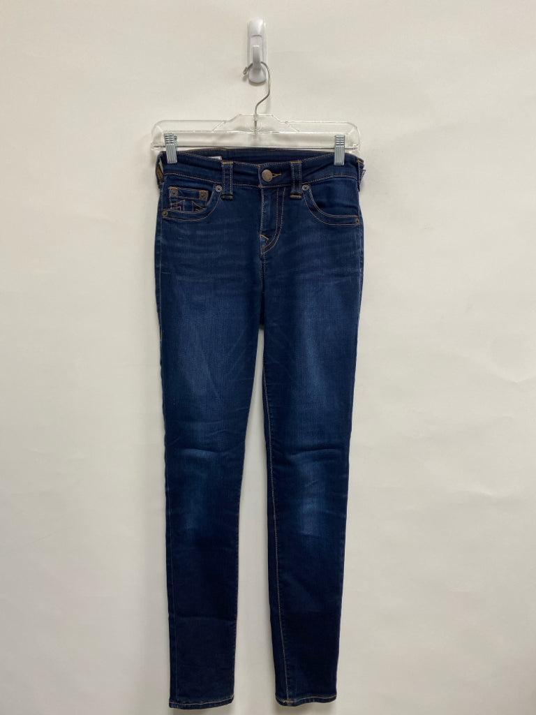 True Religion Size 26 Dark Blue Ladies Jeans