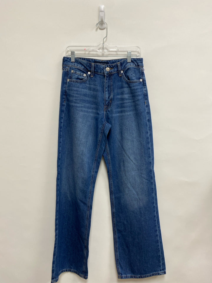 Aeropostale Size 4 Faded Denim Wide Leg Ladies Jeans