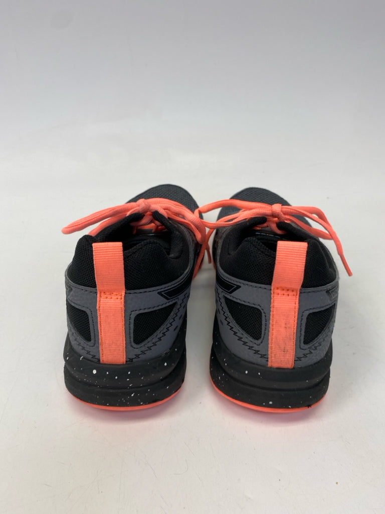 Asics US Shoe Size 8 Gray Coral Lace-up Sneakers