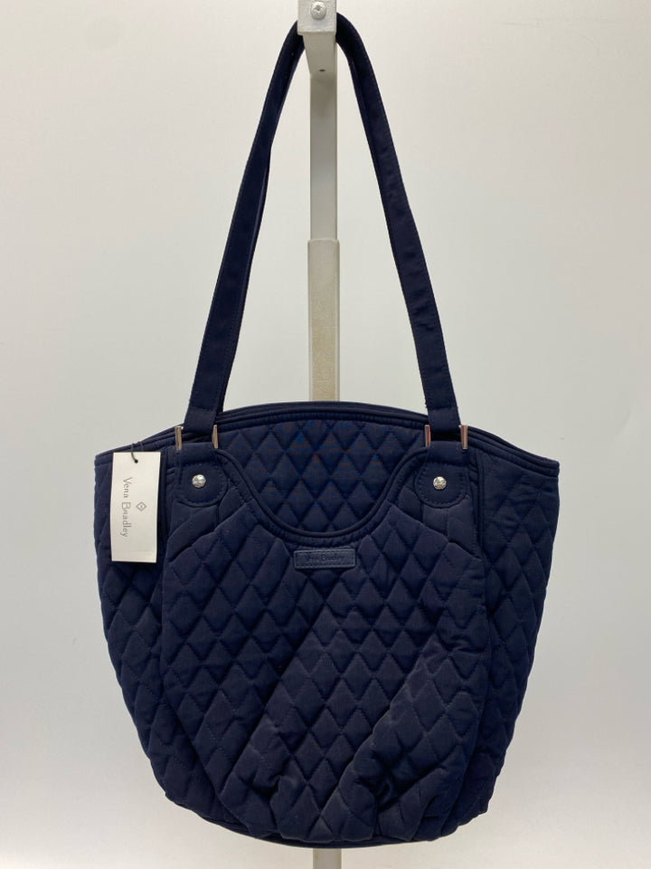 NWT Vera Bradley Dark Navy Quilted Tote Bag