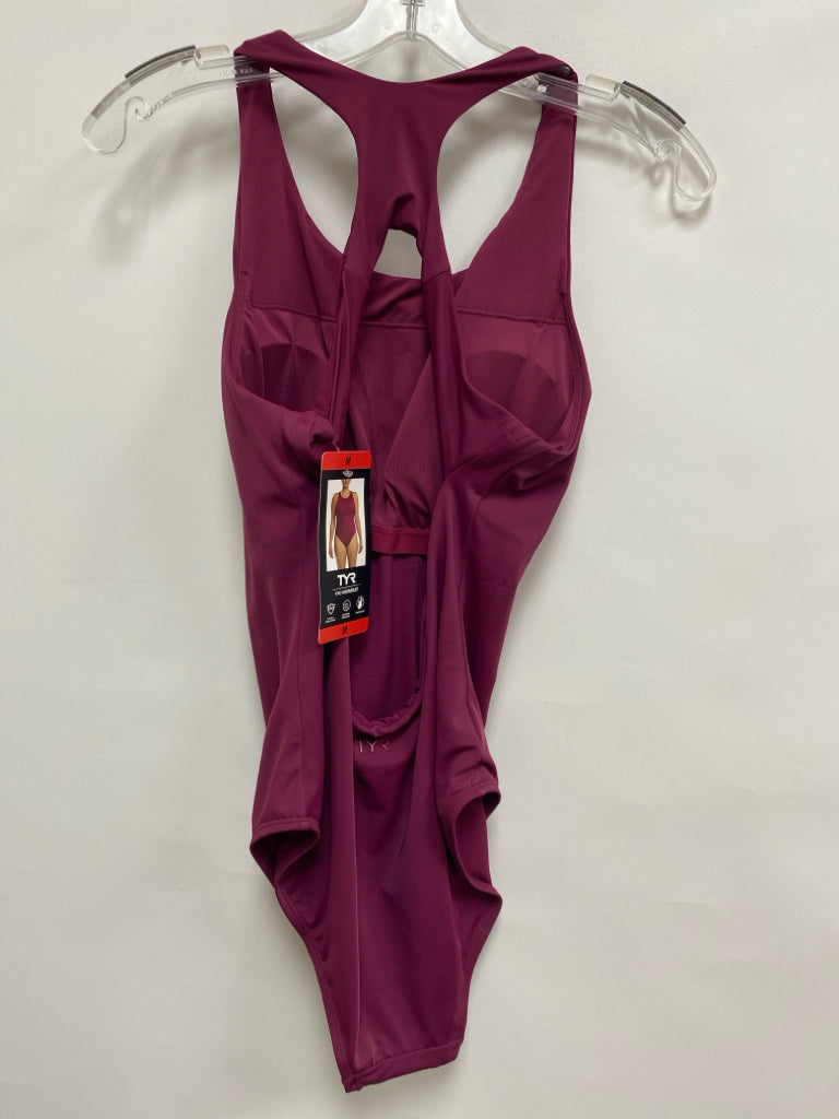 NWT TYR Size M Burgundy Ladies Swimwear
