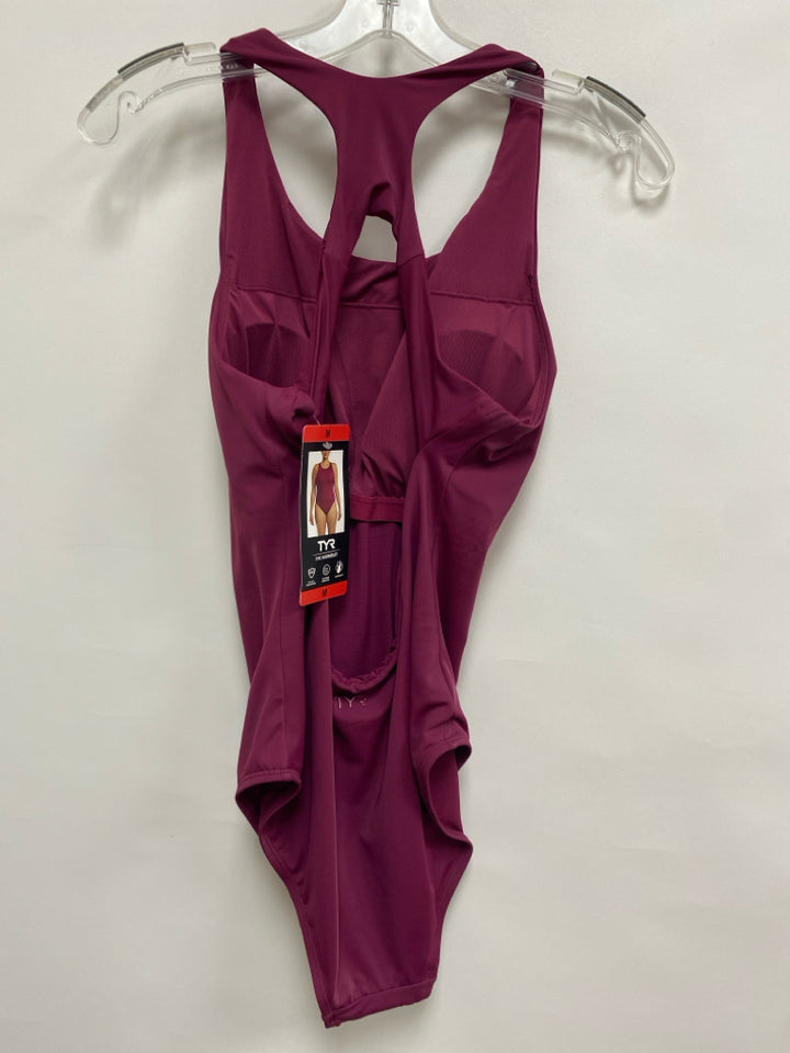 NWT TYR Size M Burgundy Ladies Swimwear