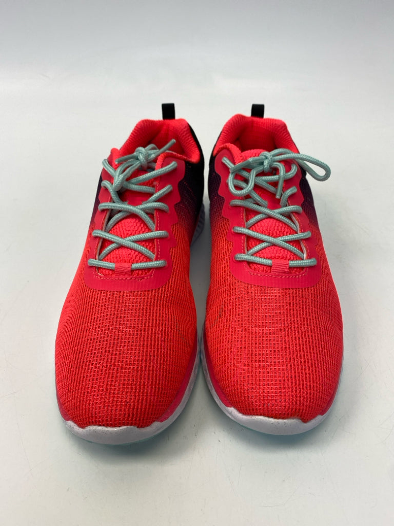 NWOT Fila  Size 7 Coral Black Lace-up Sneakers