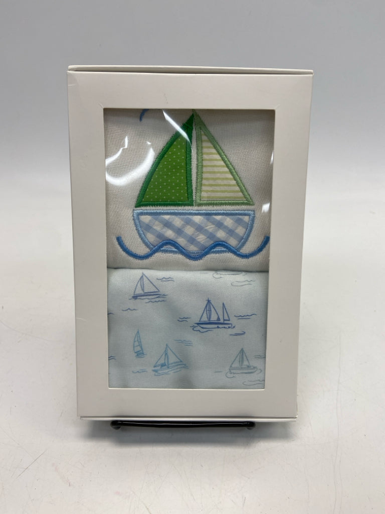 NEW/BOX SIZE White Blue Misc. Baby Gift