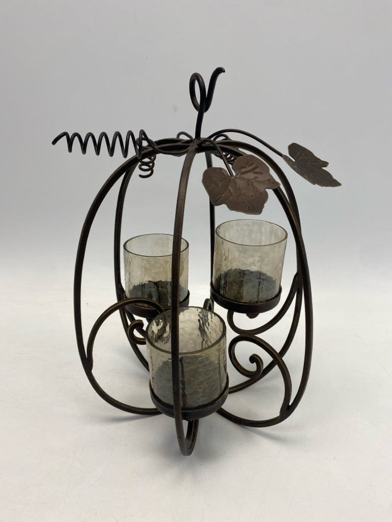 Brown Metal/Glass Fall