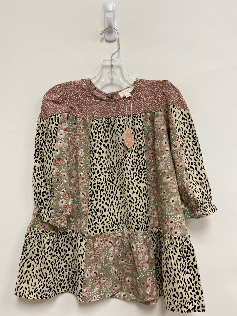 NWT ODDI SIZE M Brown Black/Pink Girl&