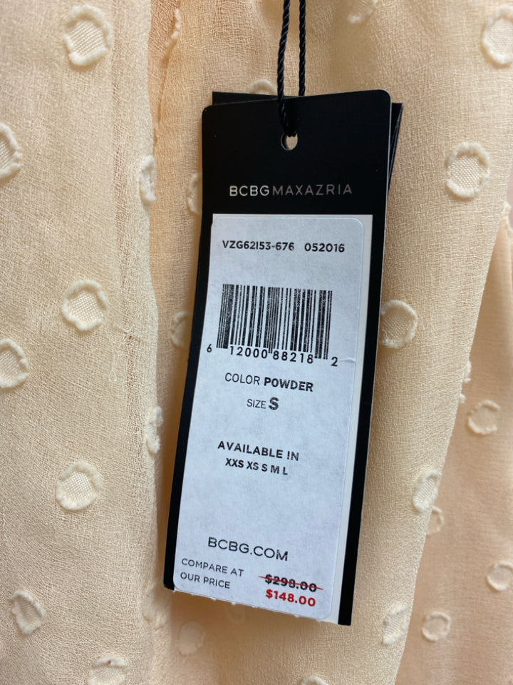 NWT BCBG Size S Beige Sleeveless Ladies Dress