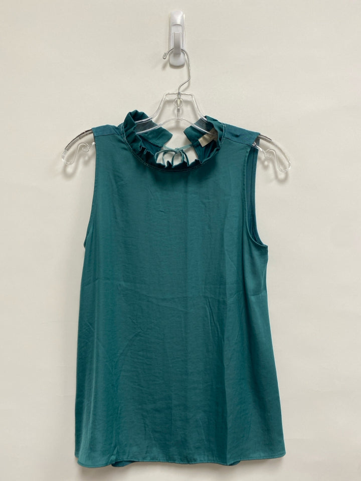 NWT LOFT Size XS Dark Aqua Sleeveless Ladies Top