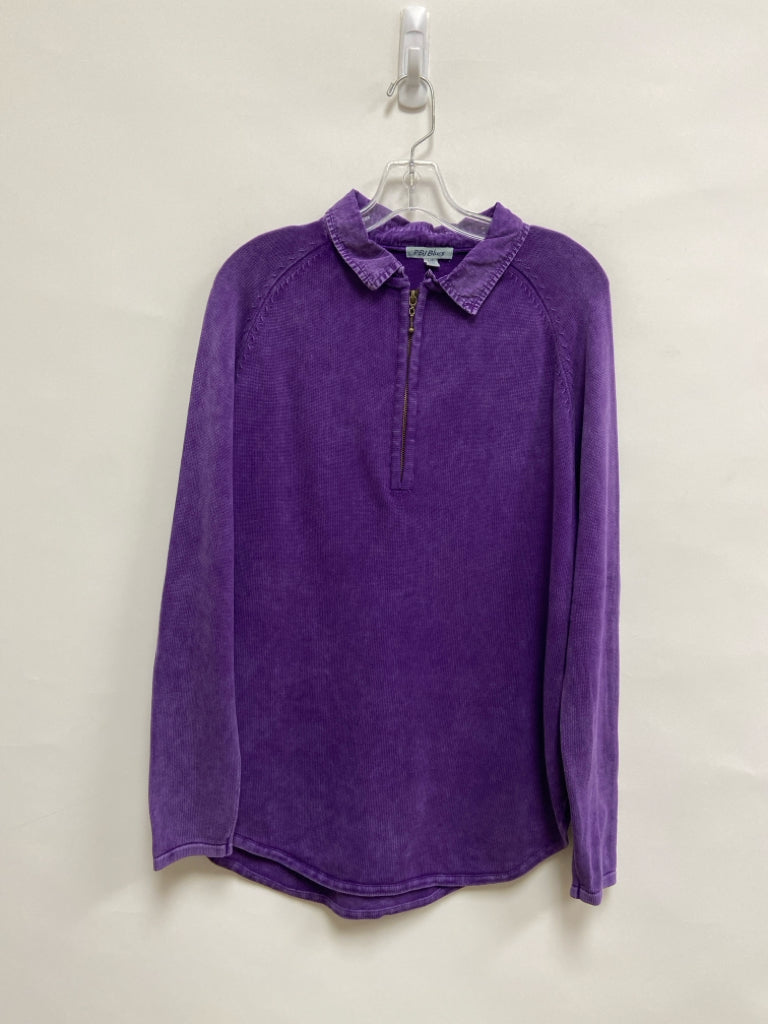 PBJ Blues Size L Purple Ladies Sweater