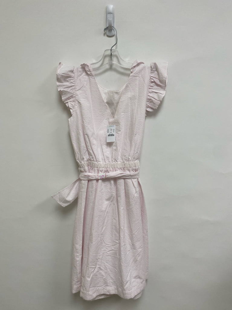 NWT Crew Cuts SIZE 16 Pink/White Stripes Seersucker Girl&