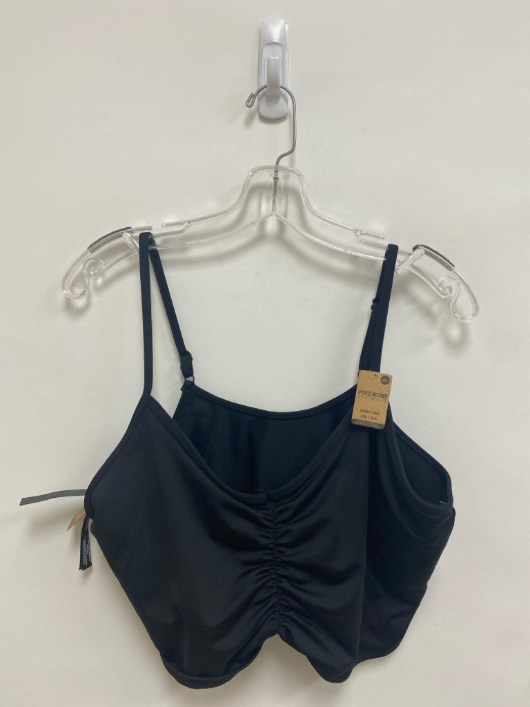 NWT Victoria Secret  SIZE  XXL Black Plus Size Athletic Bra