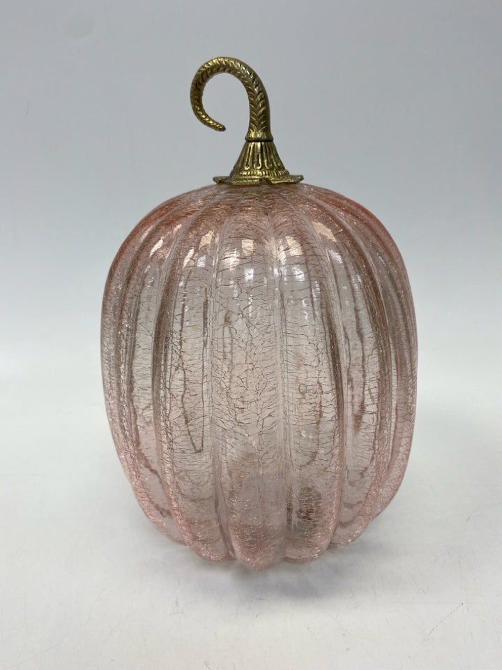 Pink Lit Glass Fall