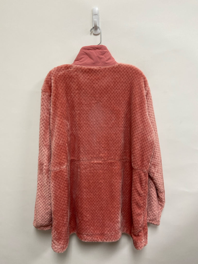 NWT Columbia Size XXL Pink Quarter Zip Plus Size Top
