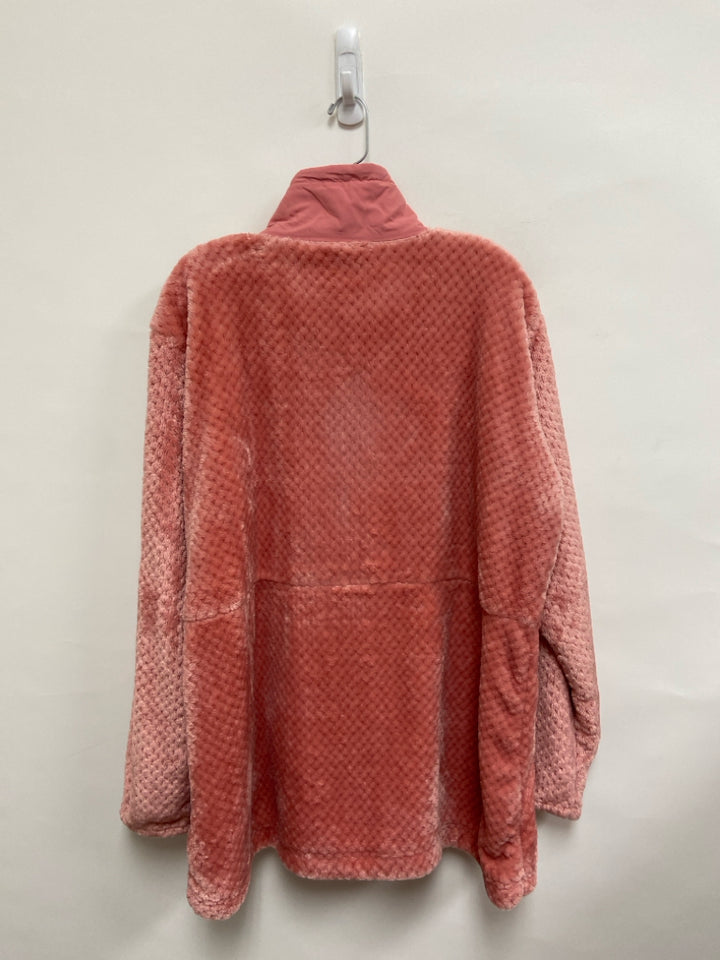 NWT Columbia Size XXL Pink Quarter Zip Plus Size Top