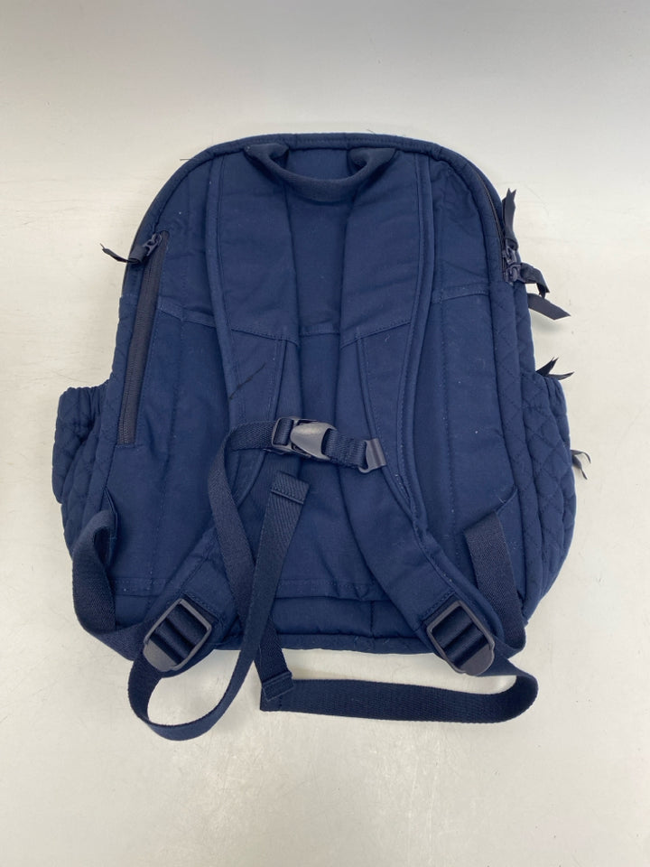 Vera Bradley Navy Quilted Backpack