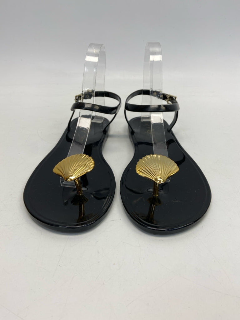 Katy Perry  Size 9 Black Gold Accent(s) Sandals
