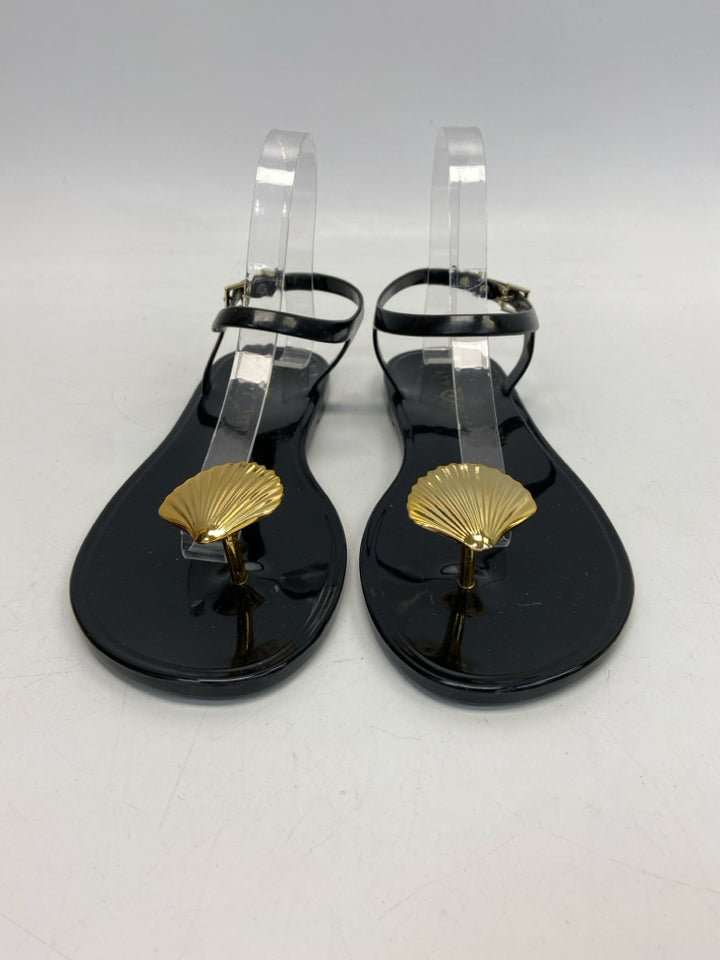 Katy Perry  Size 9 Black Gold Accent(s) Sandals