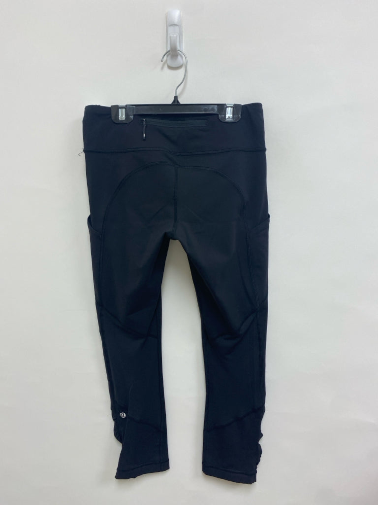 Lululemon Size 6 Black Athletic Leggings