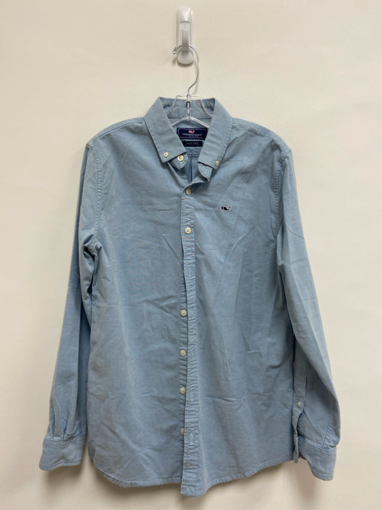 Vineyard Vines SIZE L Powder Blue Button Up Boy&
