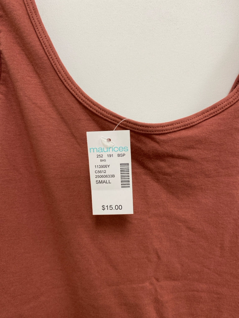 NWT maurices Size S Dusty Terra Cotta Tank Ladies Top