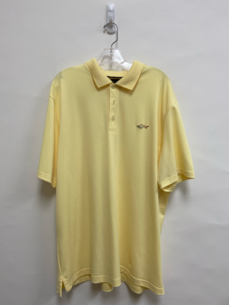 Greg Norman Size XL Yellow Polo Men&