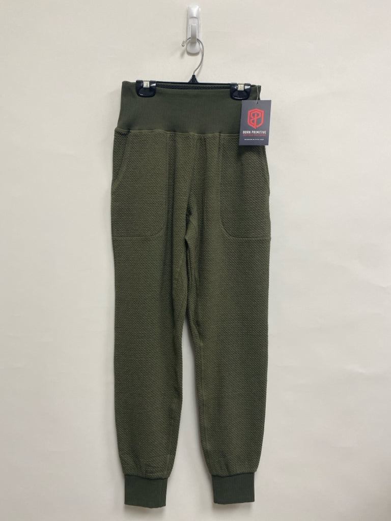 NWT Size S Dark Olive Texture Joggers Ladies Lounge Pants