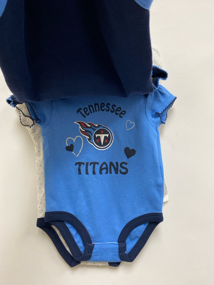 NWT NFL SIZE 3-6M Navy/Blue White Girl&