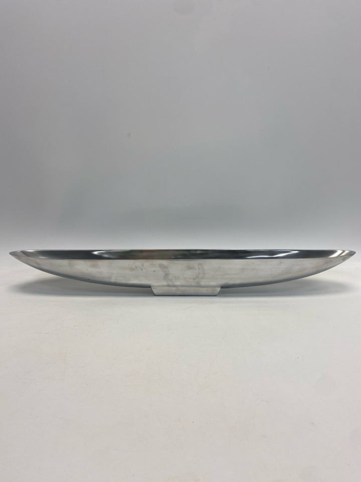 Silver Metal Decorative Bowl