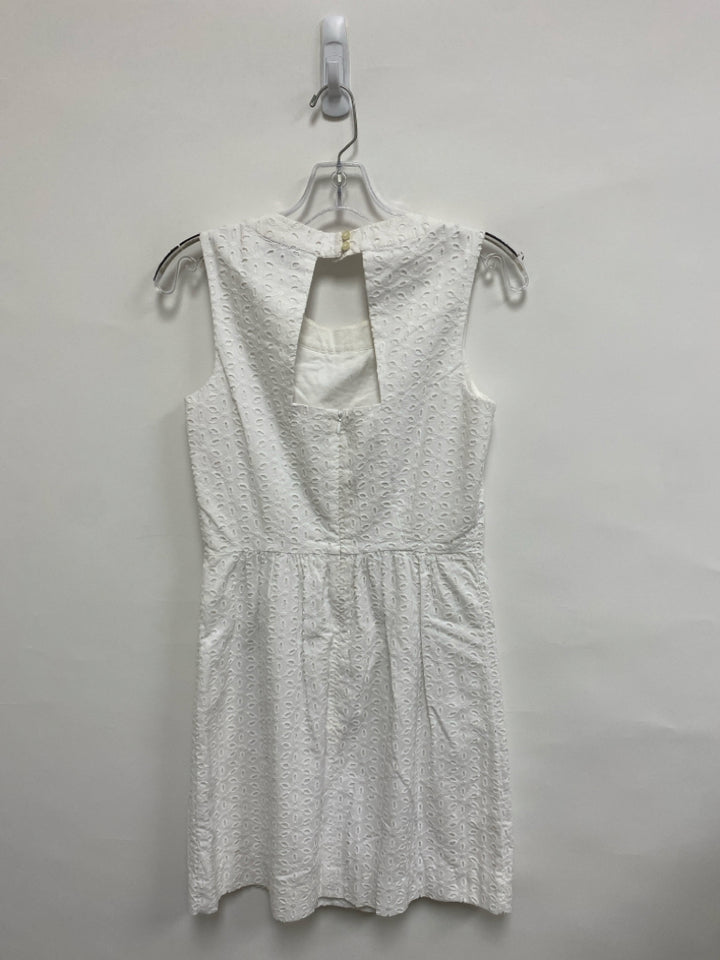 NWT Vineyard Vines Size 2 White Sleeveless Eyelet Ladies Dress