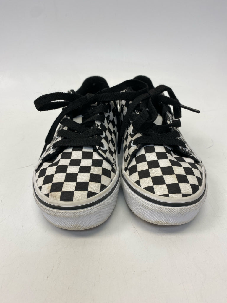 Vans SIZE 1 Black White Checkered Girl&
