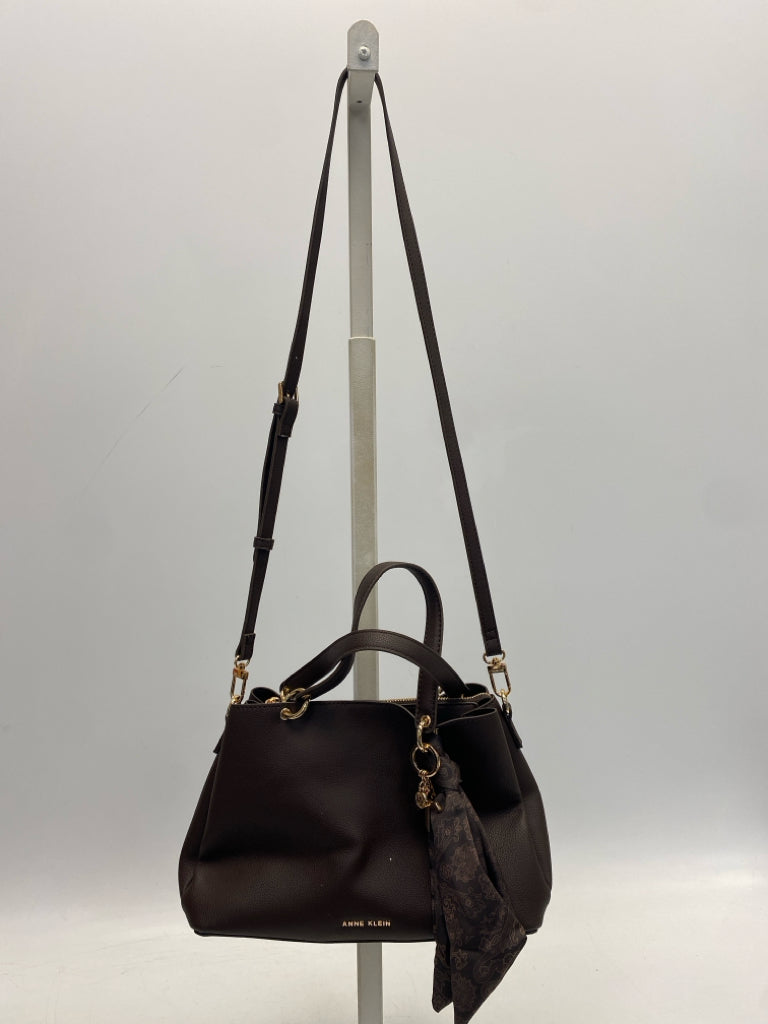 Anne Klein Dark Brown Handbag