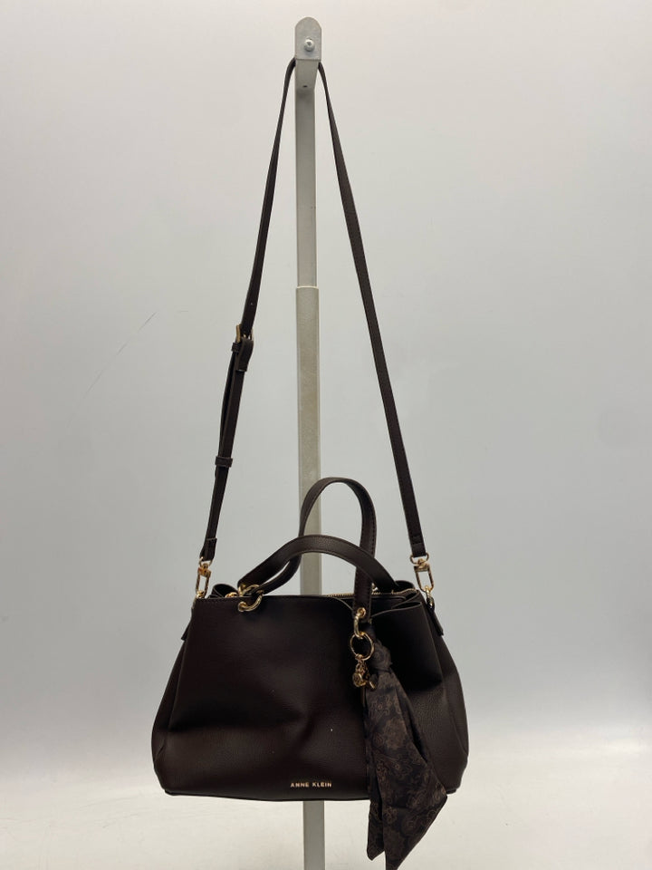 Anne Klein Dark Brown Handbag