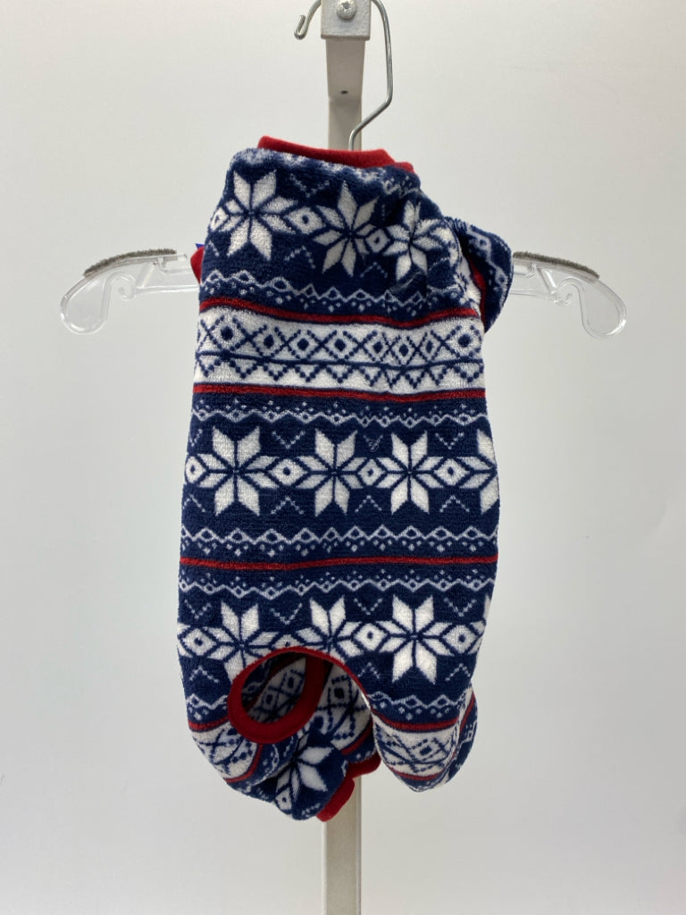 Navy White/Red Christmas Pet Clothing