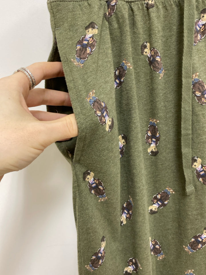 Polo Size M Olive Green Bear Men&