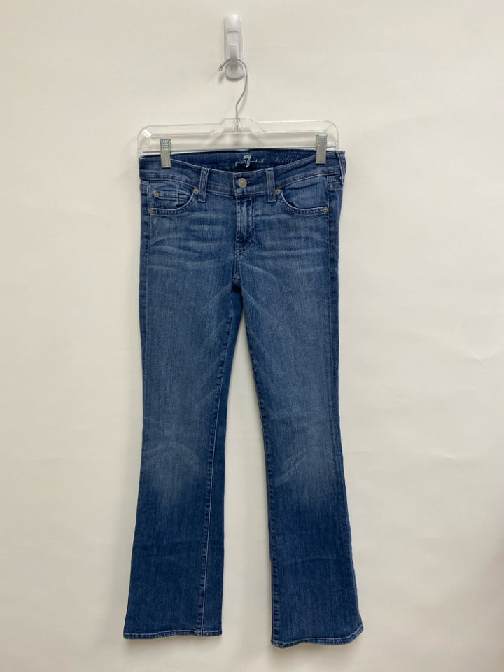 7/Mankind Size 25 Blue Denim Ladies Jeans