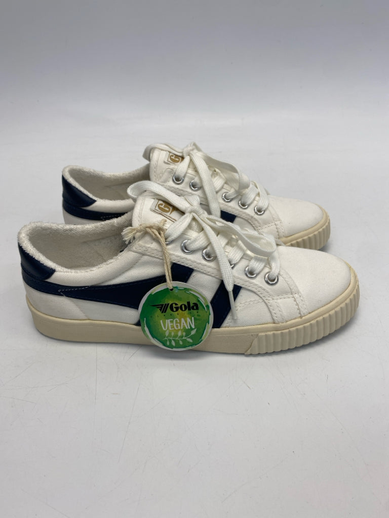 NWT Gola  Size 6 White Navy Lace-up Sneakers