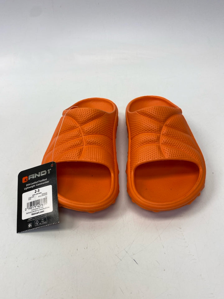 NWT And1 SIZE 2/3 Orange Boy&