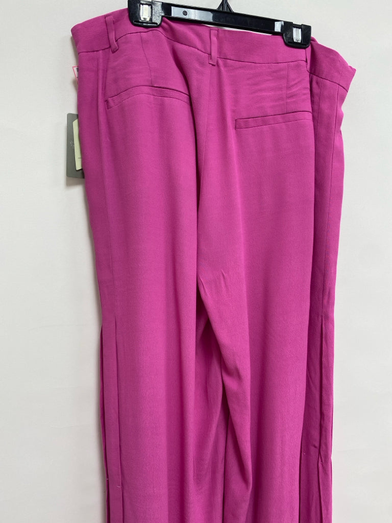 NWT elevenses Size 10 Pink Wide Leg Ladies Pants