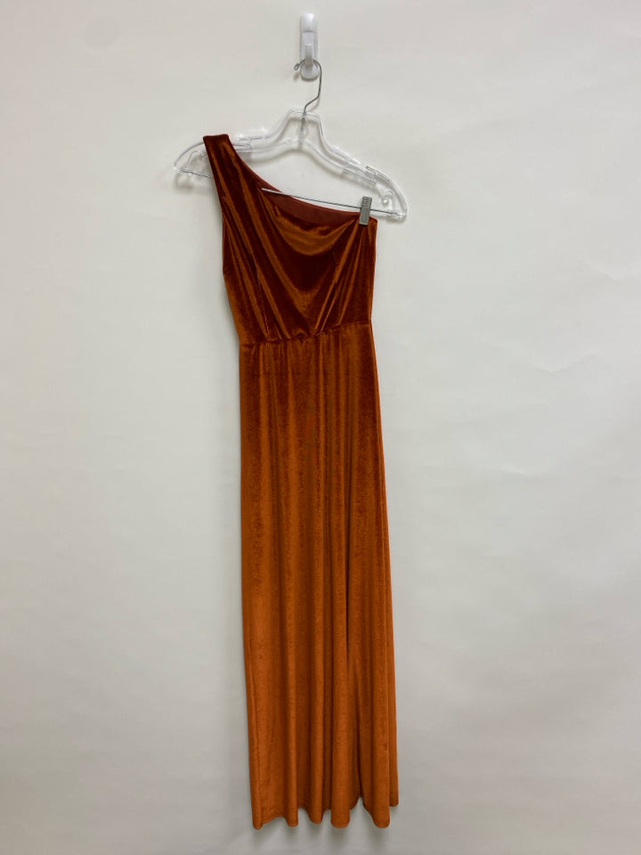 BALTIC BORN Size XS Terra Cotta Sleeveless Velour Ladies Dress