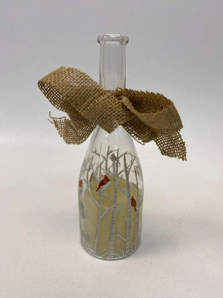 Clear Natural Cardinal Glass Christmas