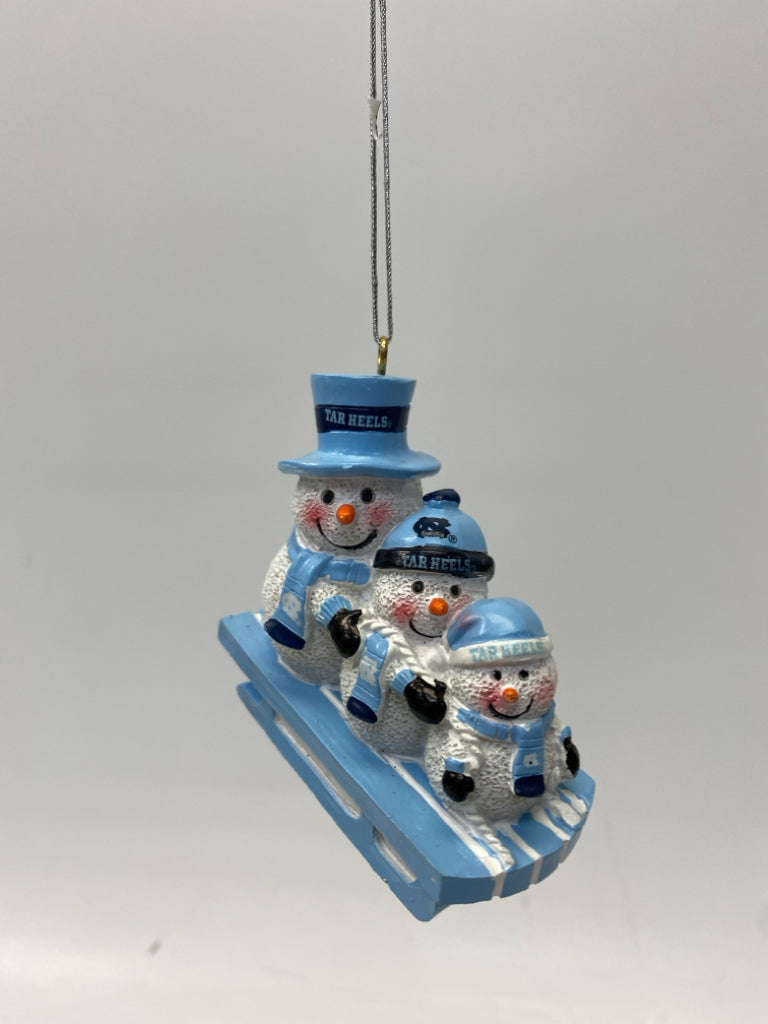 Blue White UNC Ornaments